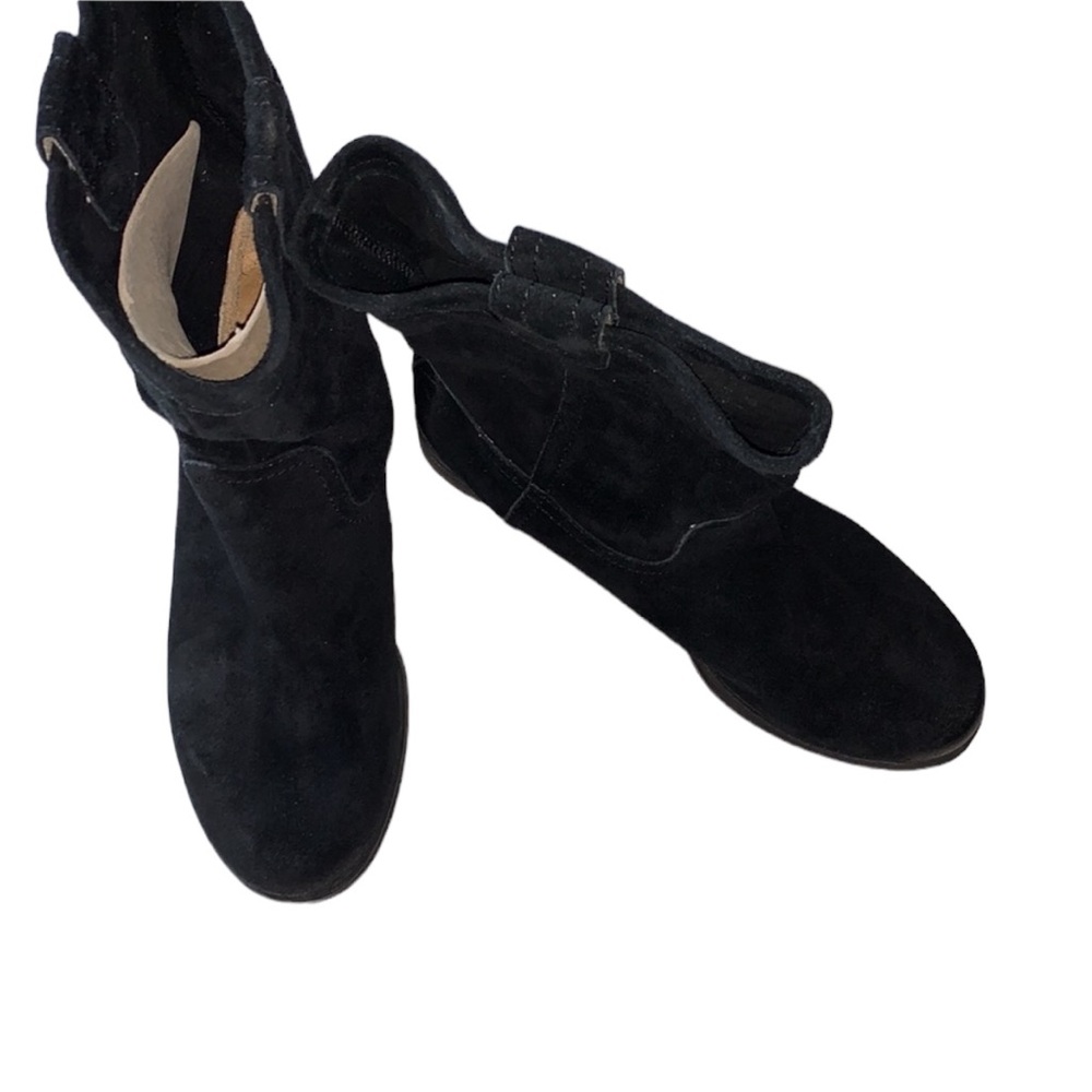 NIB Naturalizer Basha Black Suede Boot Size 9W